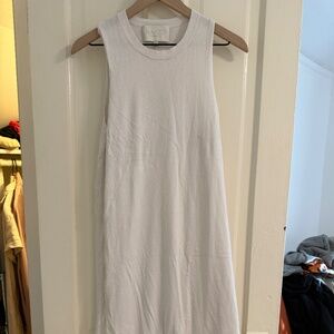 Naked Cashmere sleeveless white midi dress, size medium